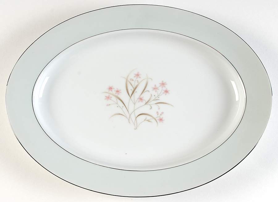 Nocturne 14" Oval Serving Platter by Grantcrest-1