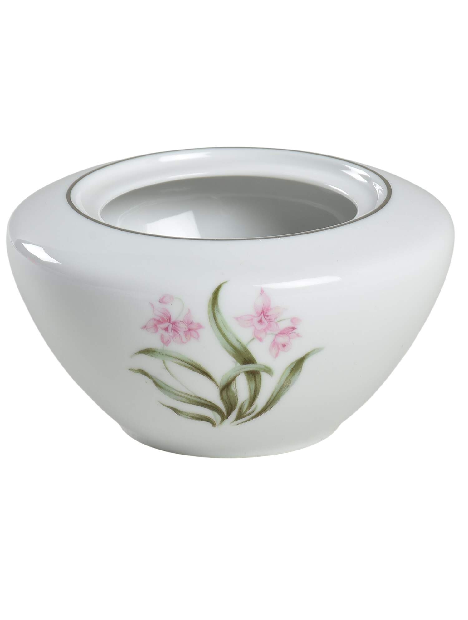 Pink Orchid Sugar Bowl No Lid by Grantcrest-1