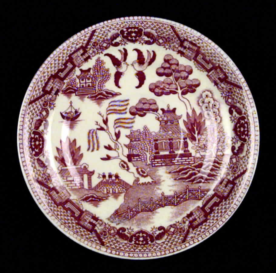 Pink Willow Saucer by Grantcrest-1