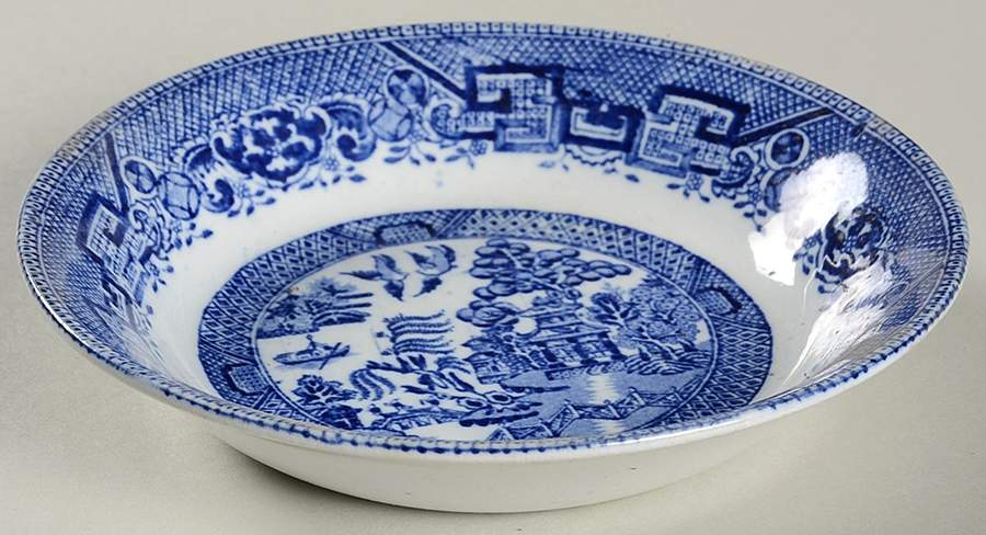 Ye Olde Willow Fruit/Dessert (Sauce) Bowl by Grimwades (England)-1
