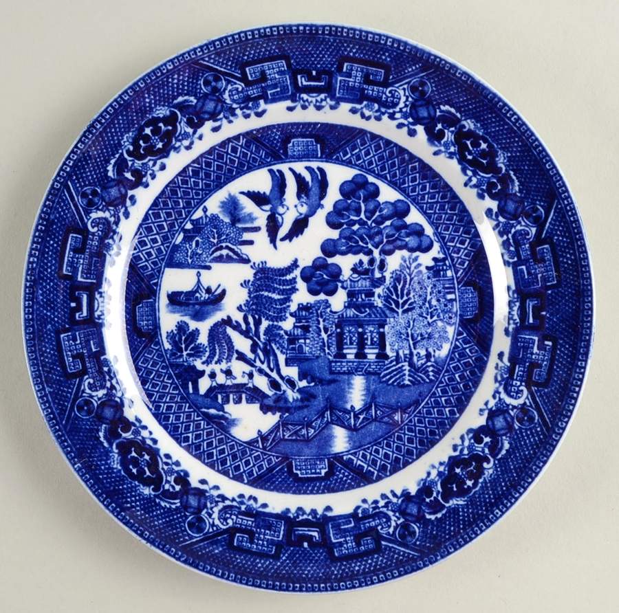 Ye Olde Willow Salad Plate by Grimwades (England)-1