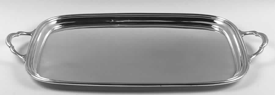 Sterling Hollowware Large Waiter Tray by Gorham Silver-1