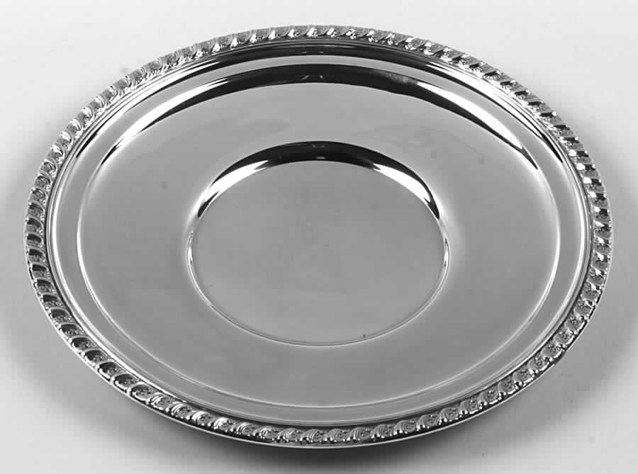 Sterling Hollowware Small Sterling Sandwich Plate by Gorham Silver-1