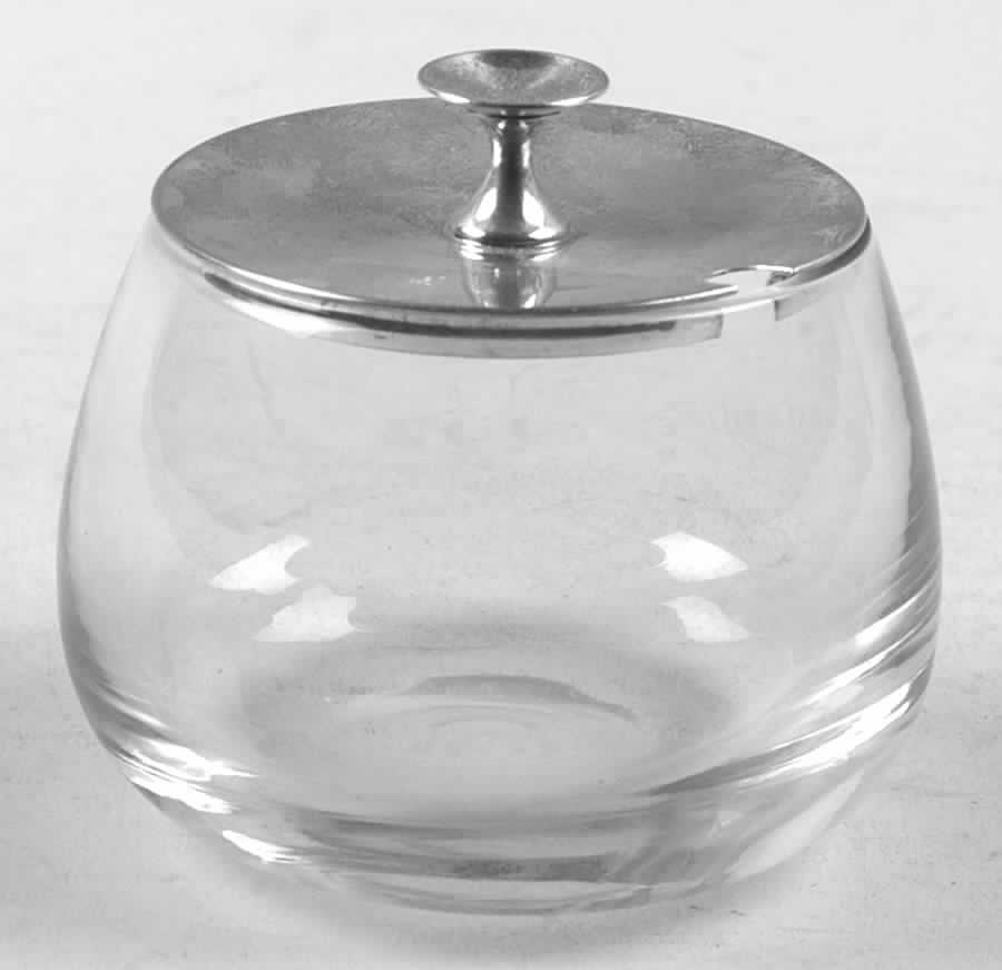 Sterling Hollowware Sterling Mustard Pot with Lid by Gorham Silver-1