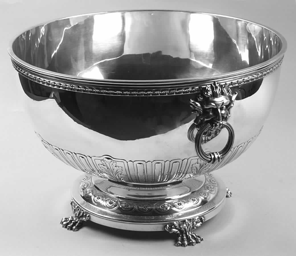 Sterling Hollowware Punch Bowl by Gorham Silver-1