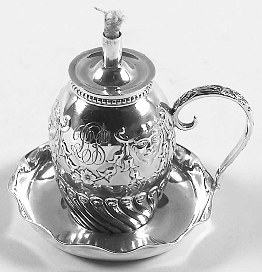 Sterling Hollowware Sterling Mini Oil Lamp by Gorham Silver-1
