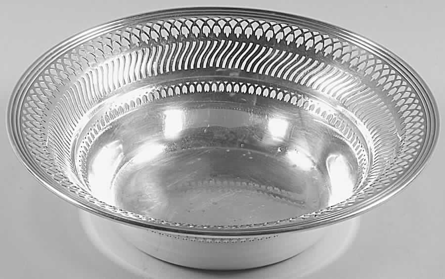 Sterling Hollowware Medium Sterling Pierced Round Vegetable by Gorham Silver-1