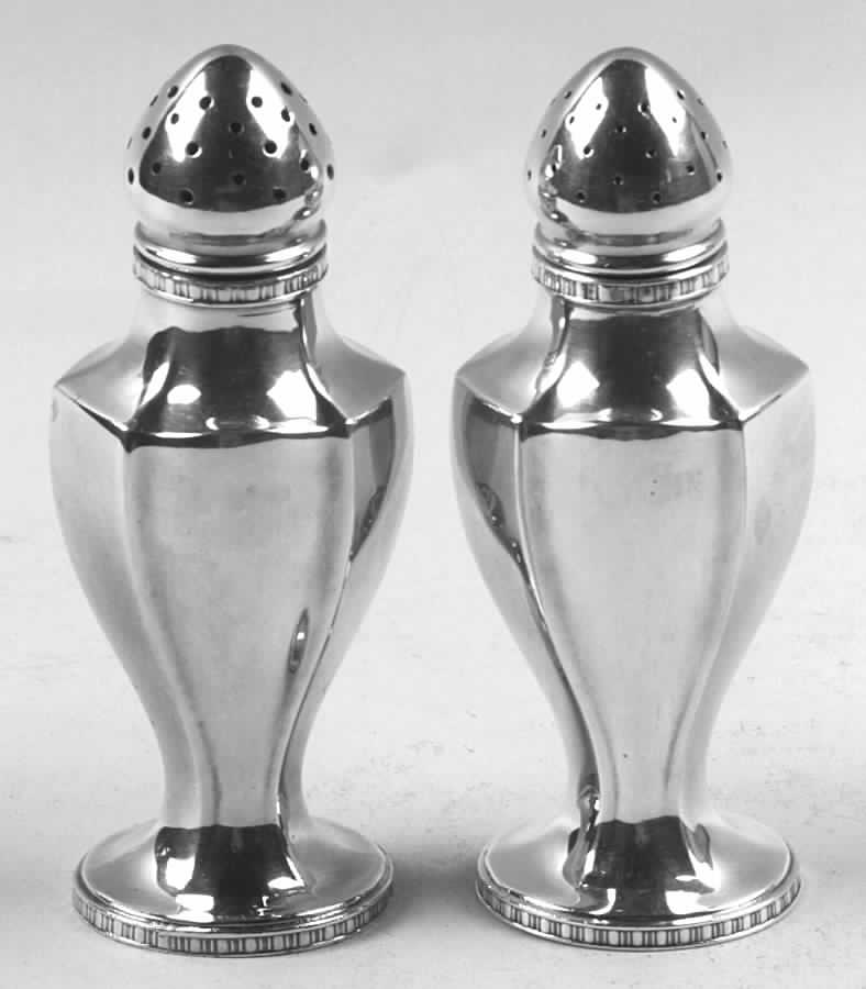Silverplate Hollowware Salt & Pepper Set by Gorham Silver-1