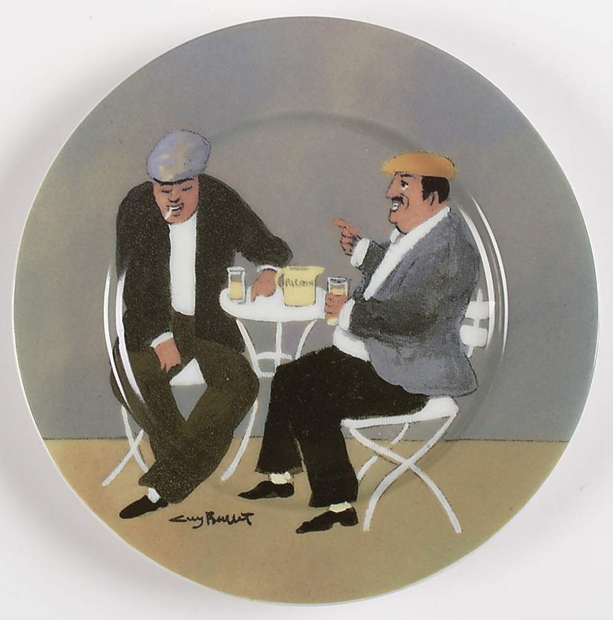 Marche Aux Fleurs Salad Plate by Guy Buffet-1