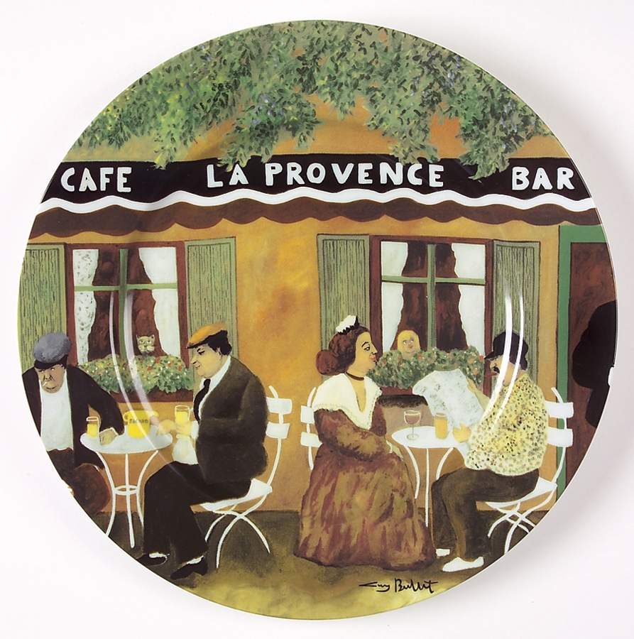 Marche Aux Fleurs Dinner Plate by Guy Buffet-1