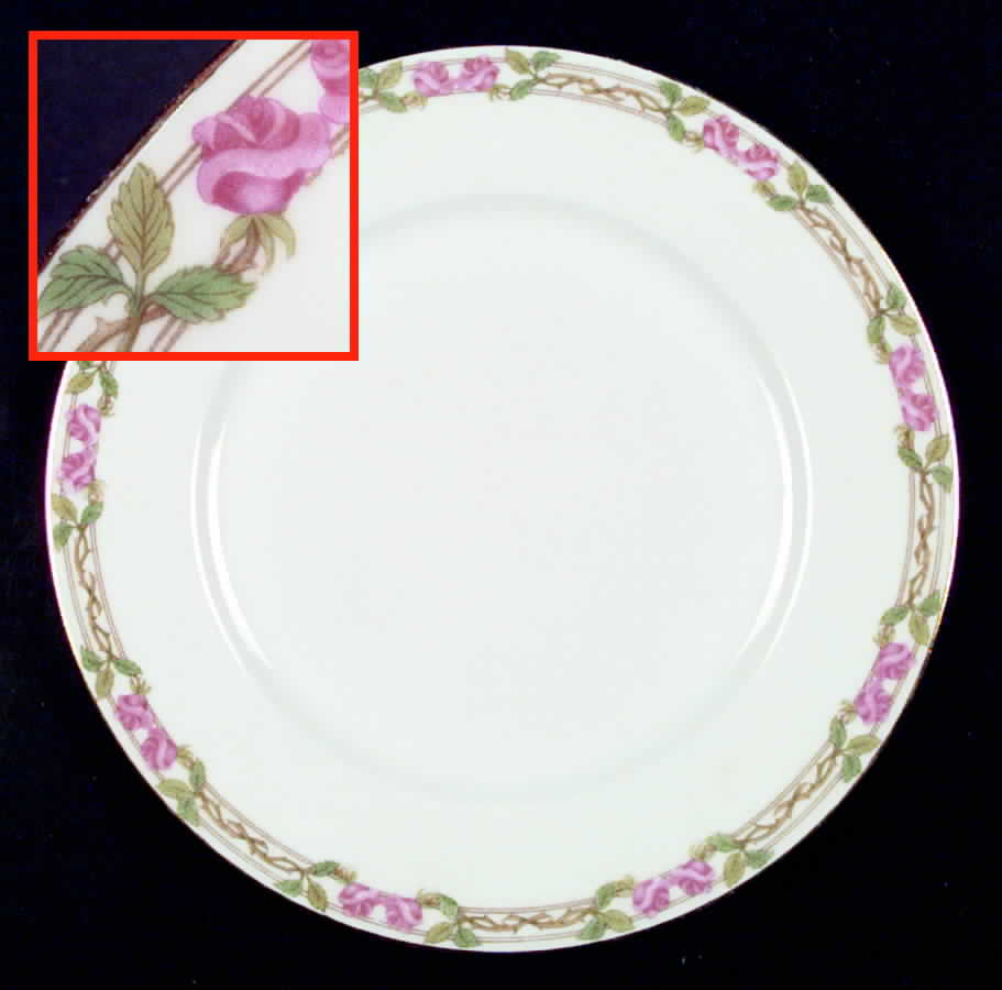 GUE1 Dinner Plate by WM Guerin-1
