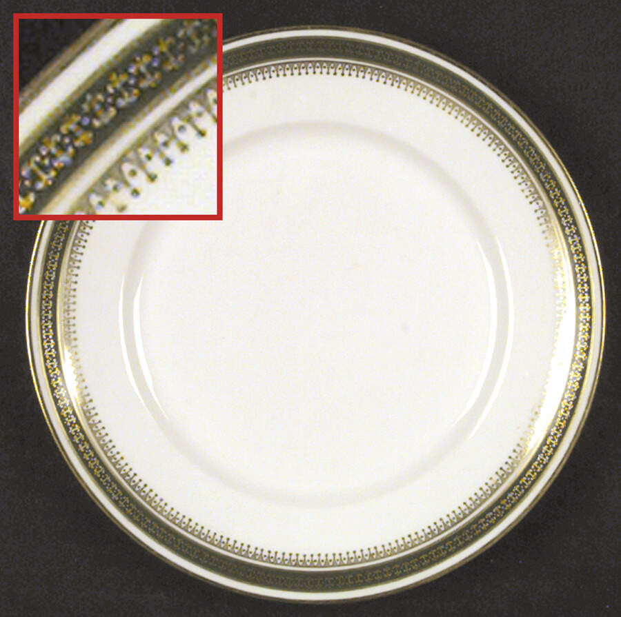 GUE10 Salad Plate by WM Guerin-1