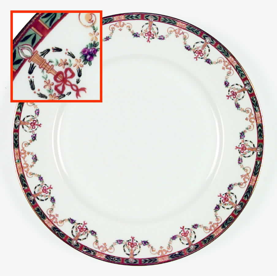 GUE102 Dinner Plate by WM Guerin-1