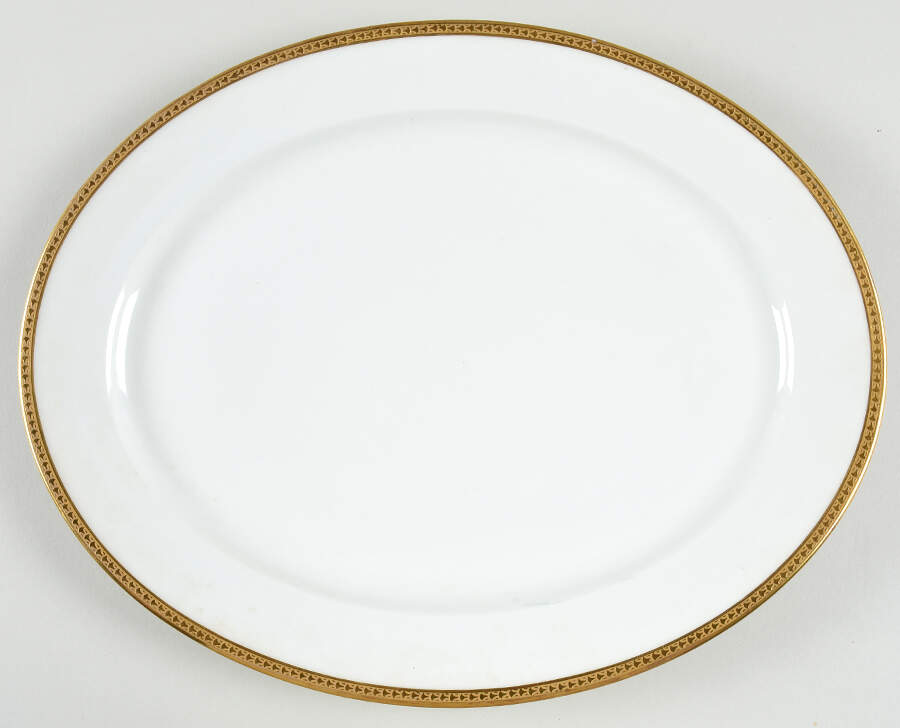 GUE11 13" Oval Serving Platter by WM Guerin-1