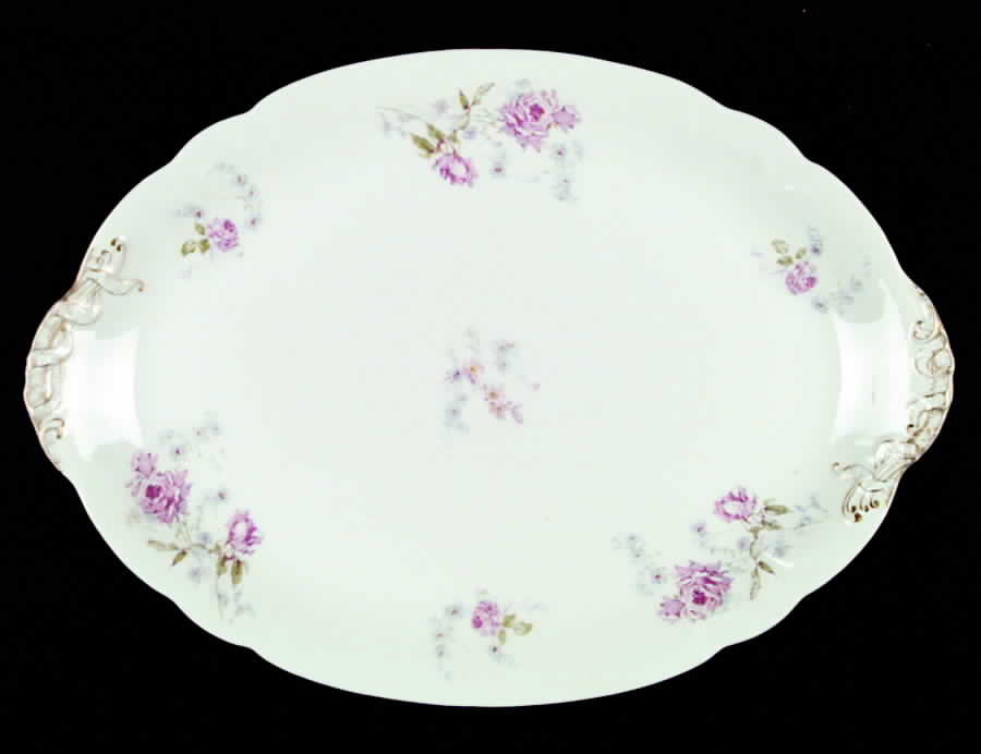 GUE110 13" Oval Serving Platter by WM Guerin-1