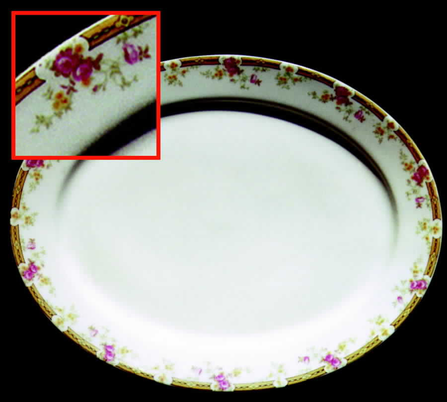 GUE111 14" Oval Serving Platter by WM Guerin-1