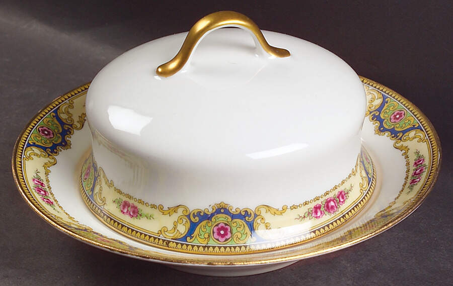 GUE116 Round Covered Butter by WM Guerin-1