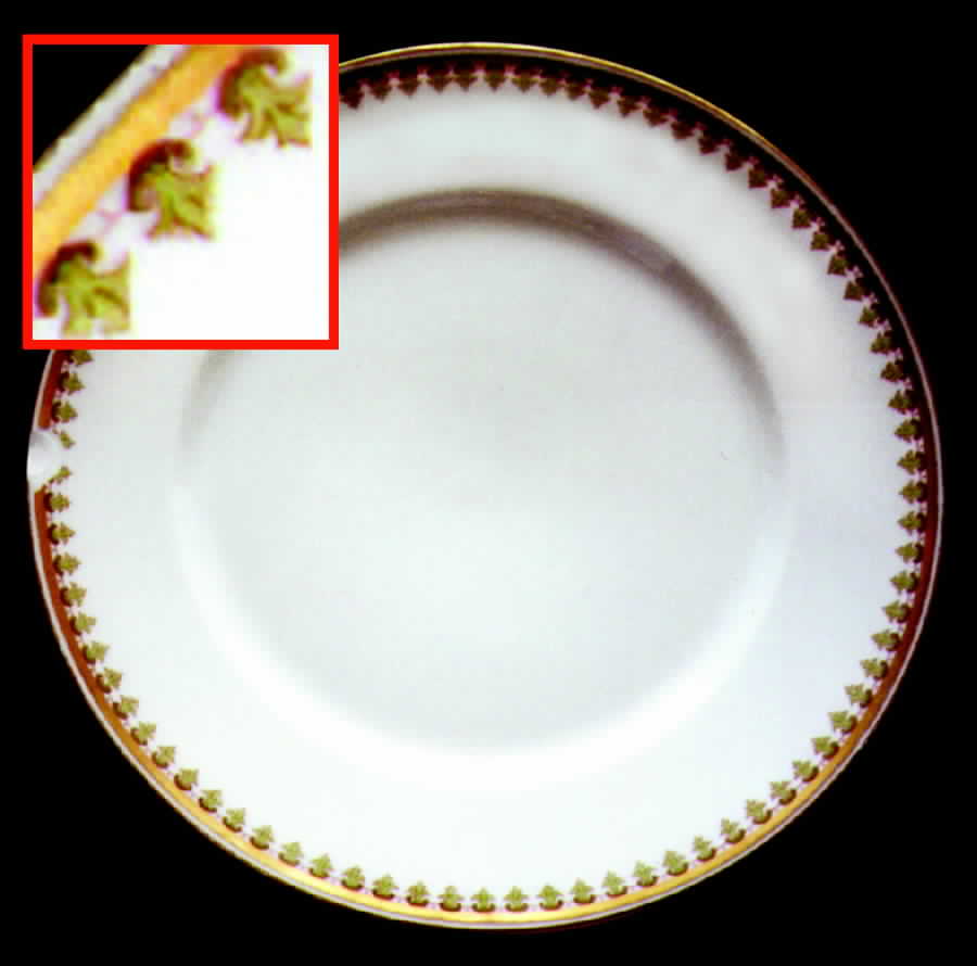 GUE117 Dinner Plate by WM Guerin-1