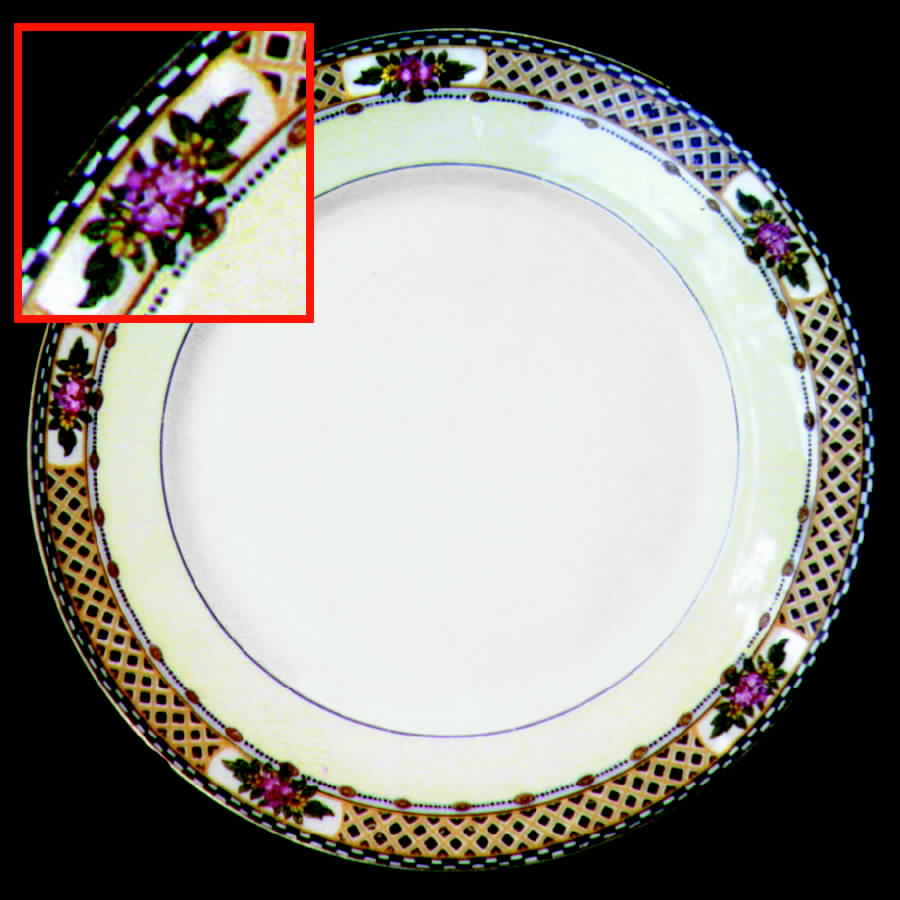 GUE123 Dinner Plate by WM Guerin-1
