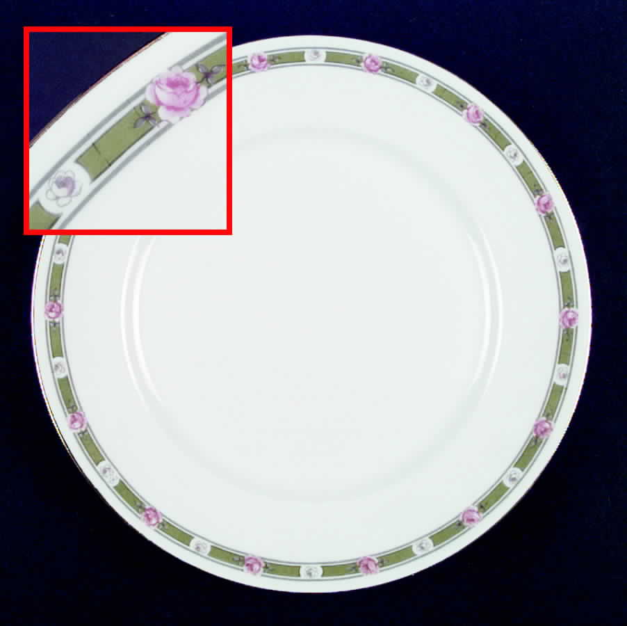 GUE124 Dinner Plate by WM Guerin-1