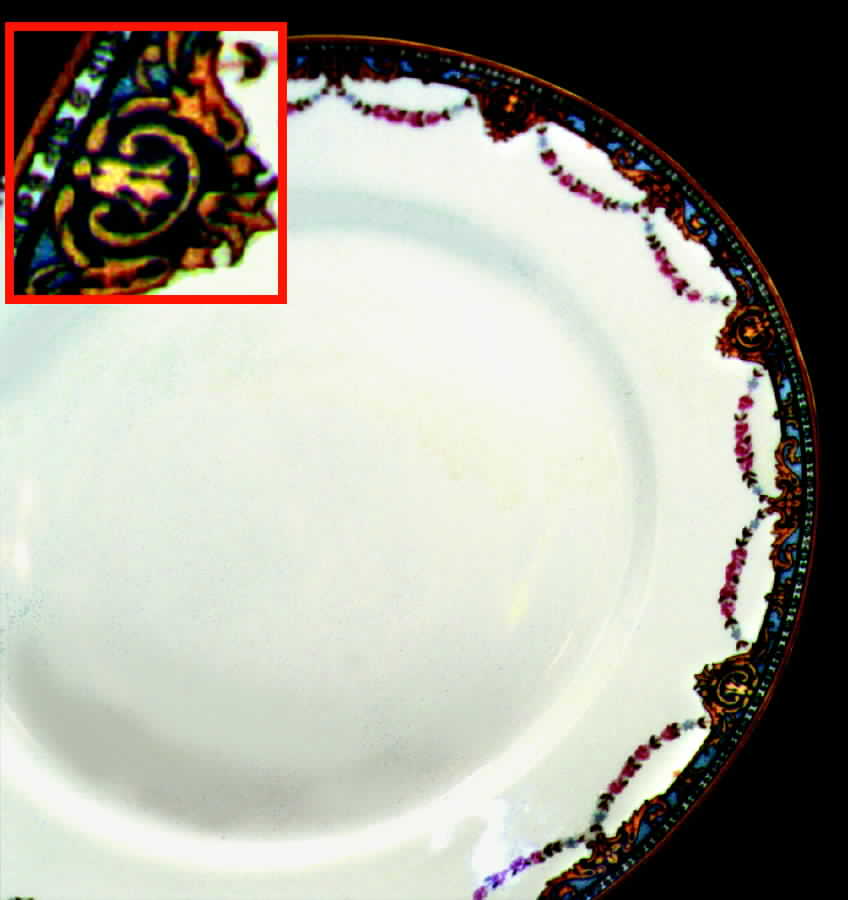 GUE125 Dinner Plate by WM Guerin-1