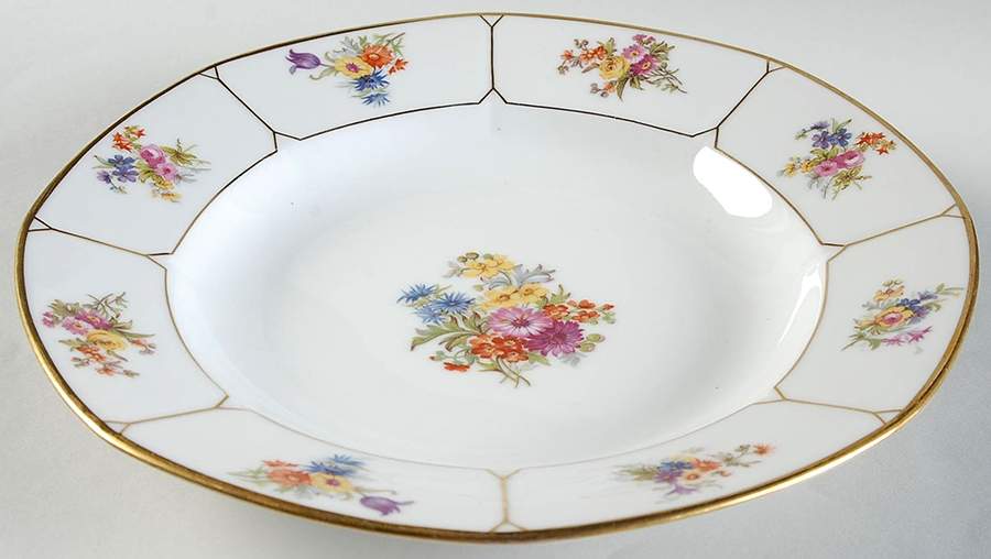 GUE127 Large Rim Soup Bowl by WM Guerin-1