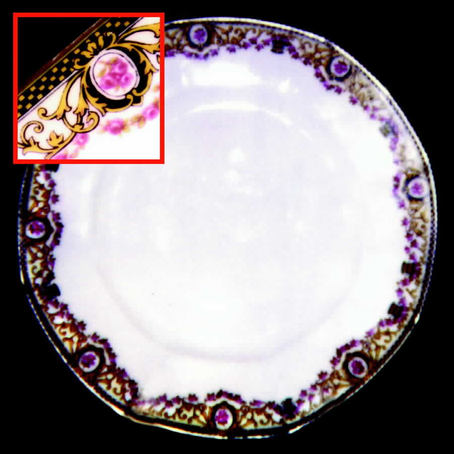GUE130 Dinner Plate by WM Guerin-1