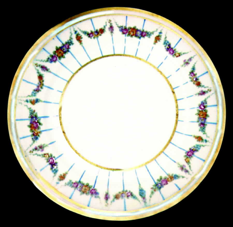 GUE133 Dinner Plate by WM Guerin-1