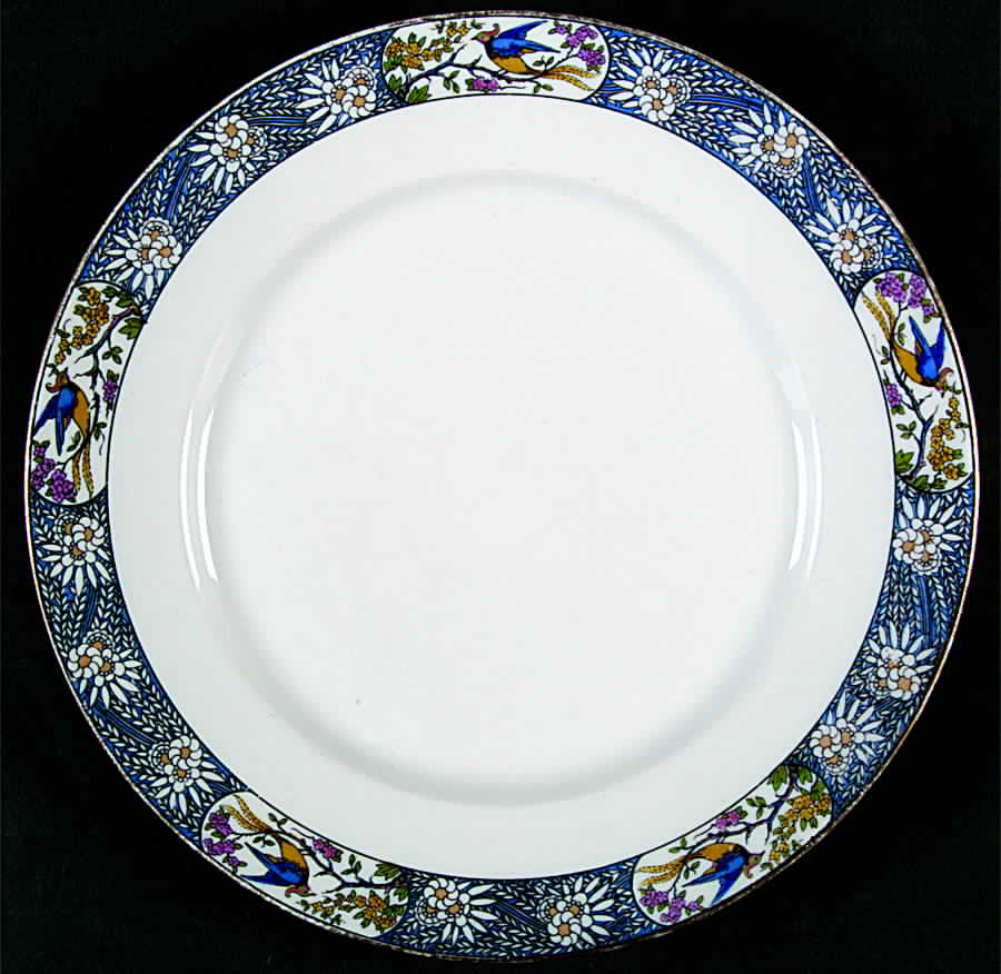 GUE137 Dinner Plate by WM Guerin-1