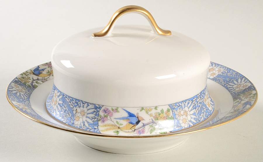 GUE137 Round Covered Butter by WM Guerin-1