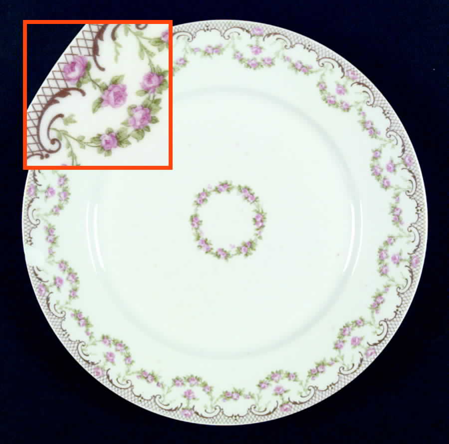 GUE142 Dinner Plate by WM Guerin-1