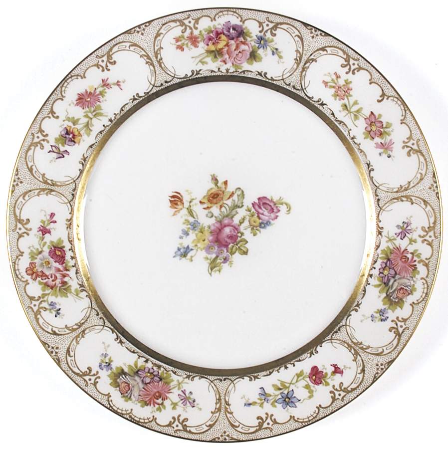GUE145 Dinner Plate by WM Guerin-1