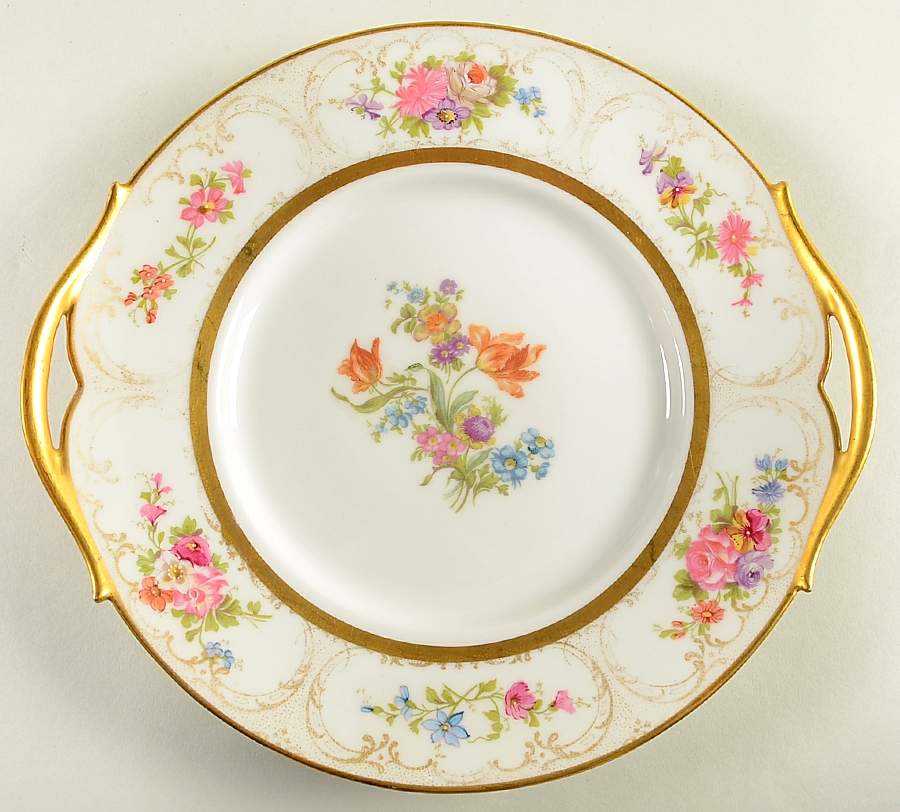 GUE145 Handled Cake Plate by WM Guerin-1