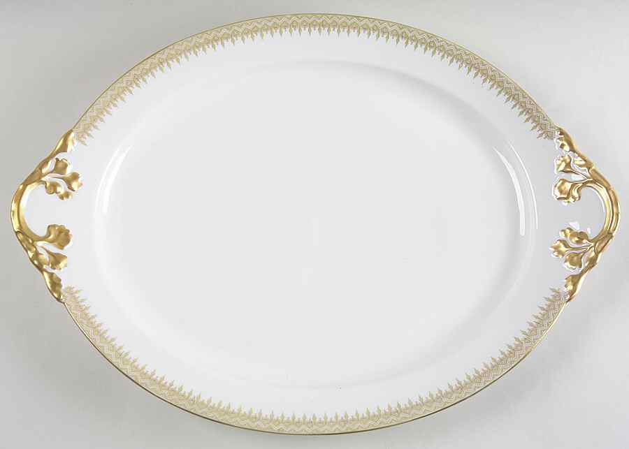 GUE15 15" Oval Serving Platter by WM Guerin-1