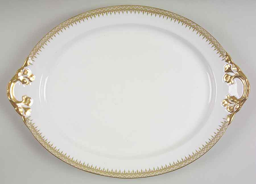 GUE15 16" Oval Serving Platter by WM Guerin-1