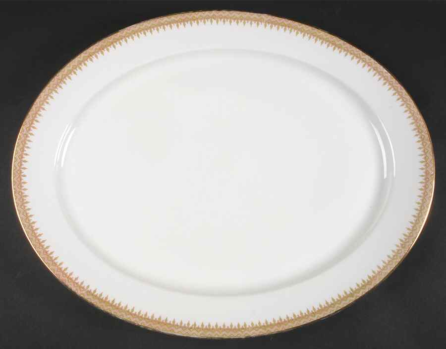 GUE15 17" Oval Serving Platter by WM Guerin-1