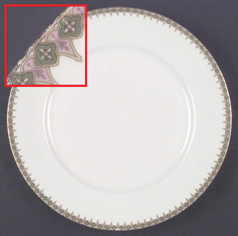 GUE16 Dinner Plate by WM Guerin-1