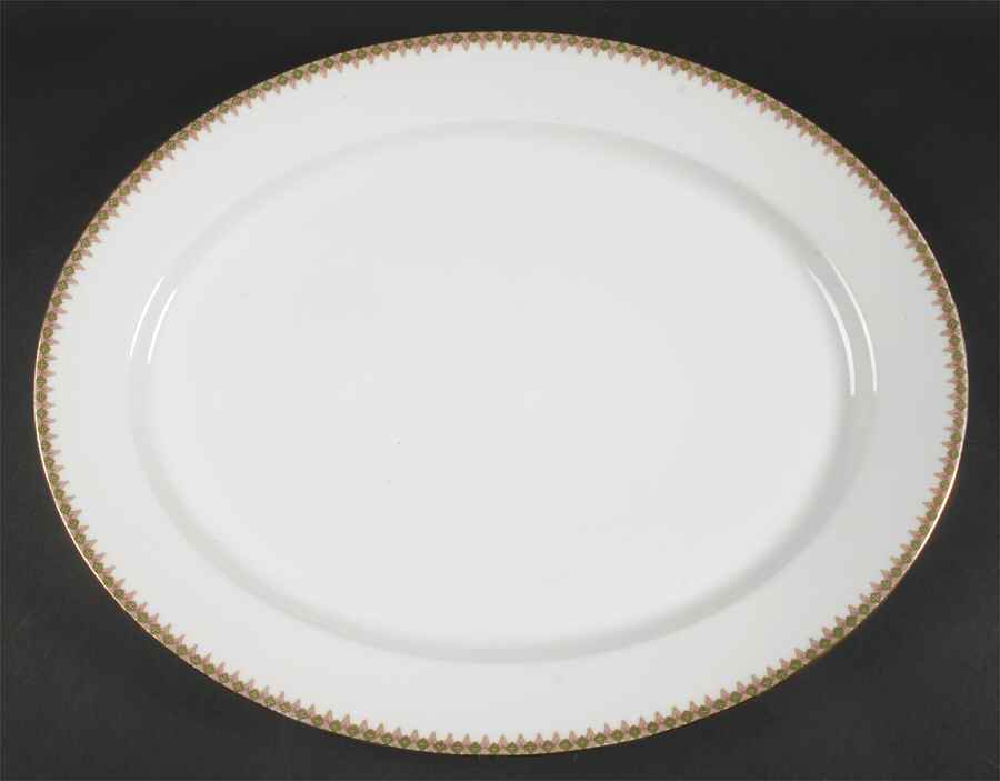GUE16 17" Oval Serving Platter by WM Guerin-1