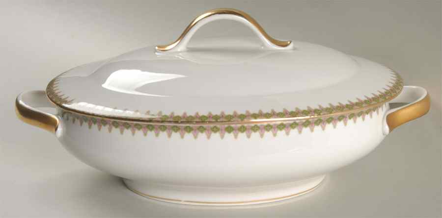 GUE16 Oval Covered Vegetable by WM Guerin-1