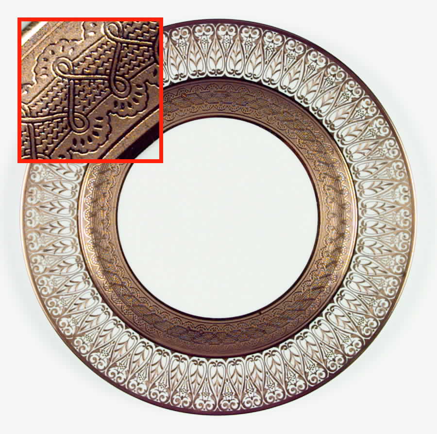 GUE163 Dinner Plate by WM Guerin-1