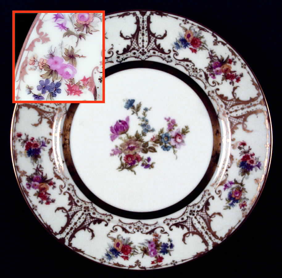 GUE165 Dinner Plate by WM Guerin-1