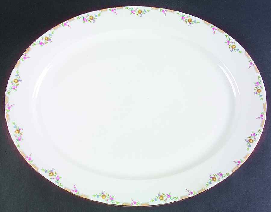 GUE17 17" Oval Serving Platter by WM Guerin-1