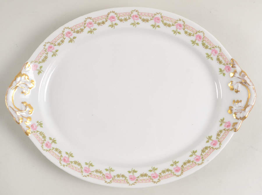 GUE19 11" Oval Serving Platter by WM Guerin-1