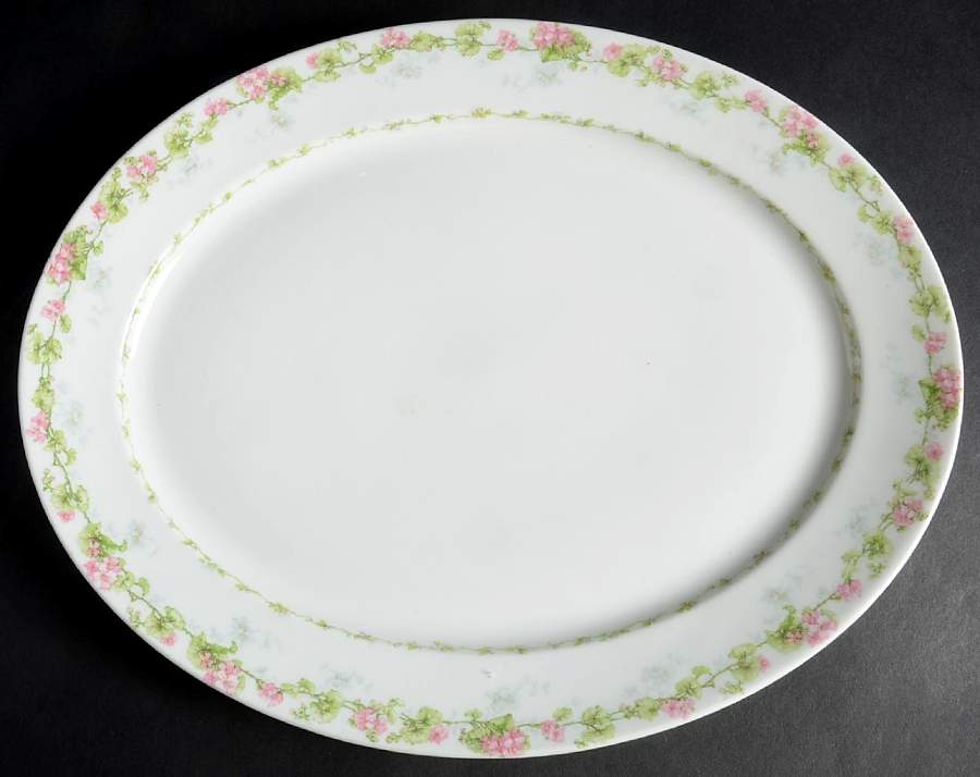 GUE22 13" Oval Serving Platter by WM Guerin-1
