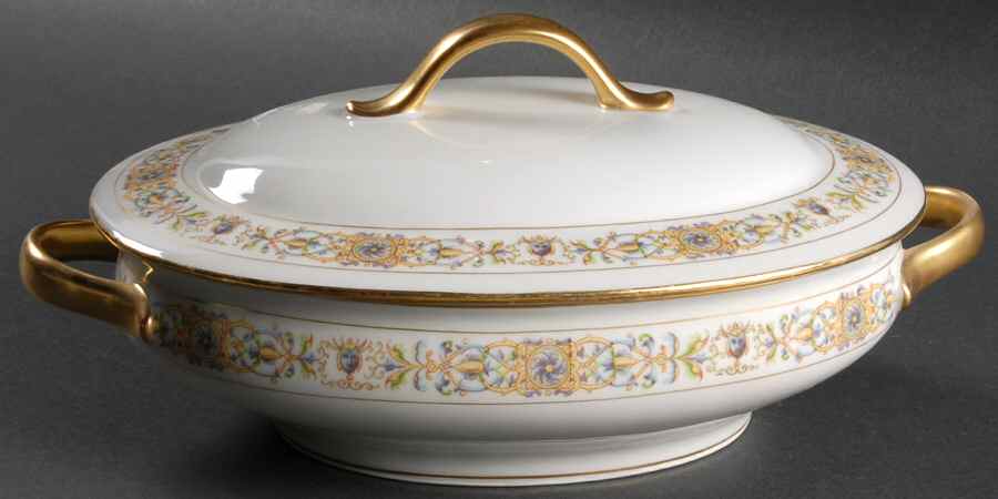 GUE23 Oval Covered Vegetable by WM Guerin-1