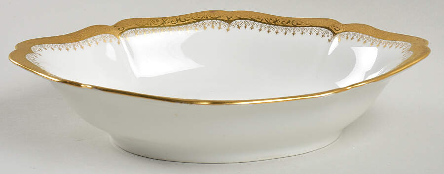 GUE25 10" Oval Vegetable Bowl by WM Guerin-1