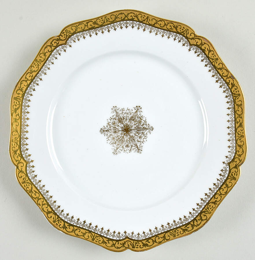 GUE25 Luncheon Plate by WM Guerin-1