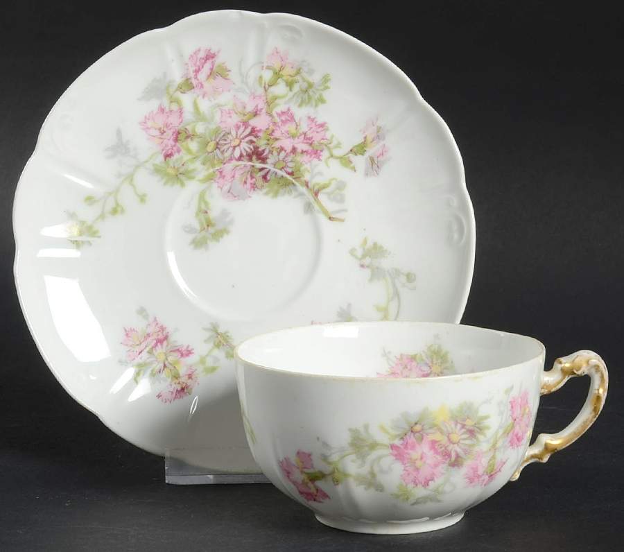 GUE3 Flat Cup & Saucer Set by WM Guerin-1