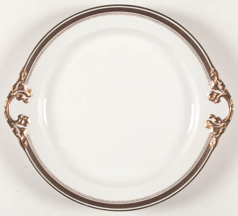GUE30 Handled Cake Plate by WM Guerin-1