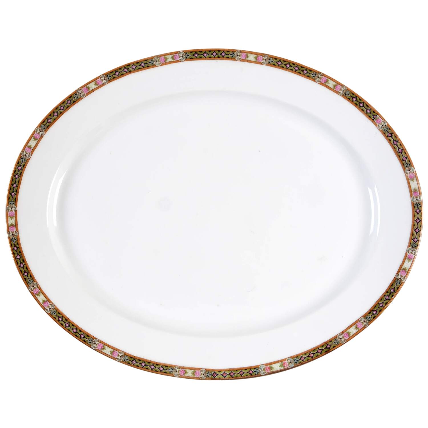 GUE32 17" Oval Serving Platter by WM Guerin-1